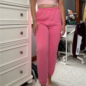 Pink Zara joggers